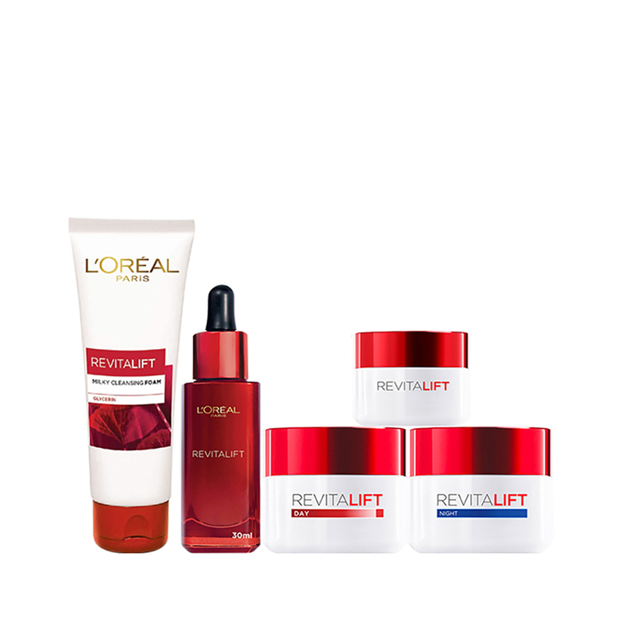 [临期特卖] 欧莱雅复颜滋润保湿护肤五件套 效期至26年7月-27年6月