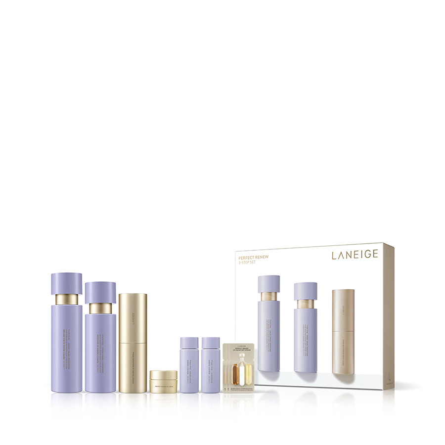 兰芝致美紧颜焕采三重凝萃三件套装 效期至27年12月